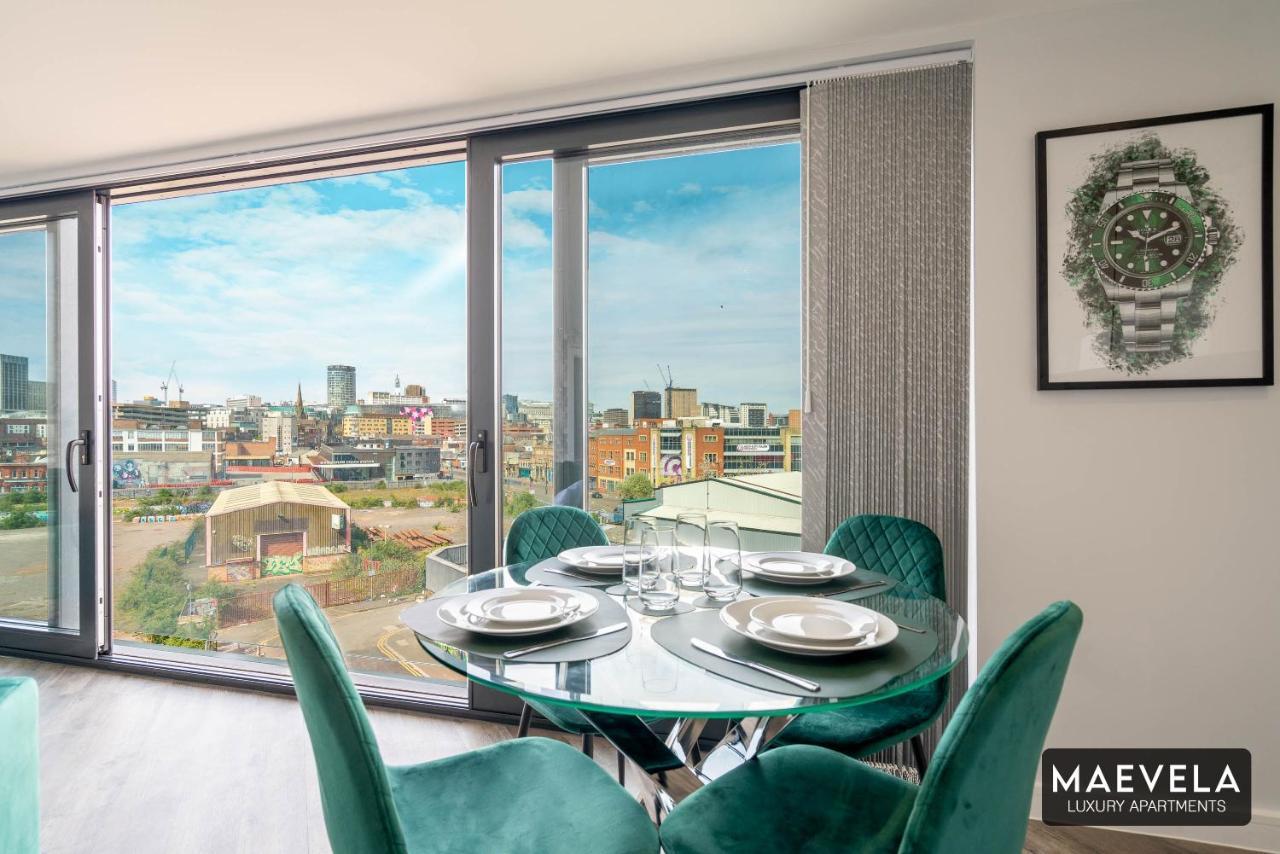 Maevela Apartments - Luxury Top Floor Penthouse - With Parking - 2 Bedroom New Build Apartment ✪ City Centre, Digbeth ✓ With Huge Patio Sliding Doors - City View - Rooftop Terrace - Ps4 & Smart Tv'S Birmingham Exterior photo