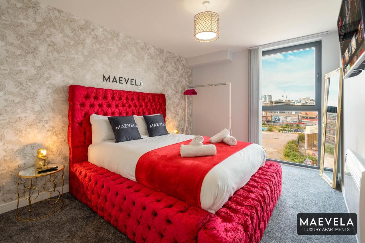 Maevela Apartments - Luxury Top Floor Penthouse - With Parking - 2 Bedroom New Build Apartment ✪ City Centre, Digbeth ✓ With Huge Patio Sliding Doors - City View - Rooftop Terrace - Ps4 & Smart Tv'S Birmingham Exterior photo
