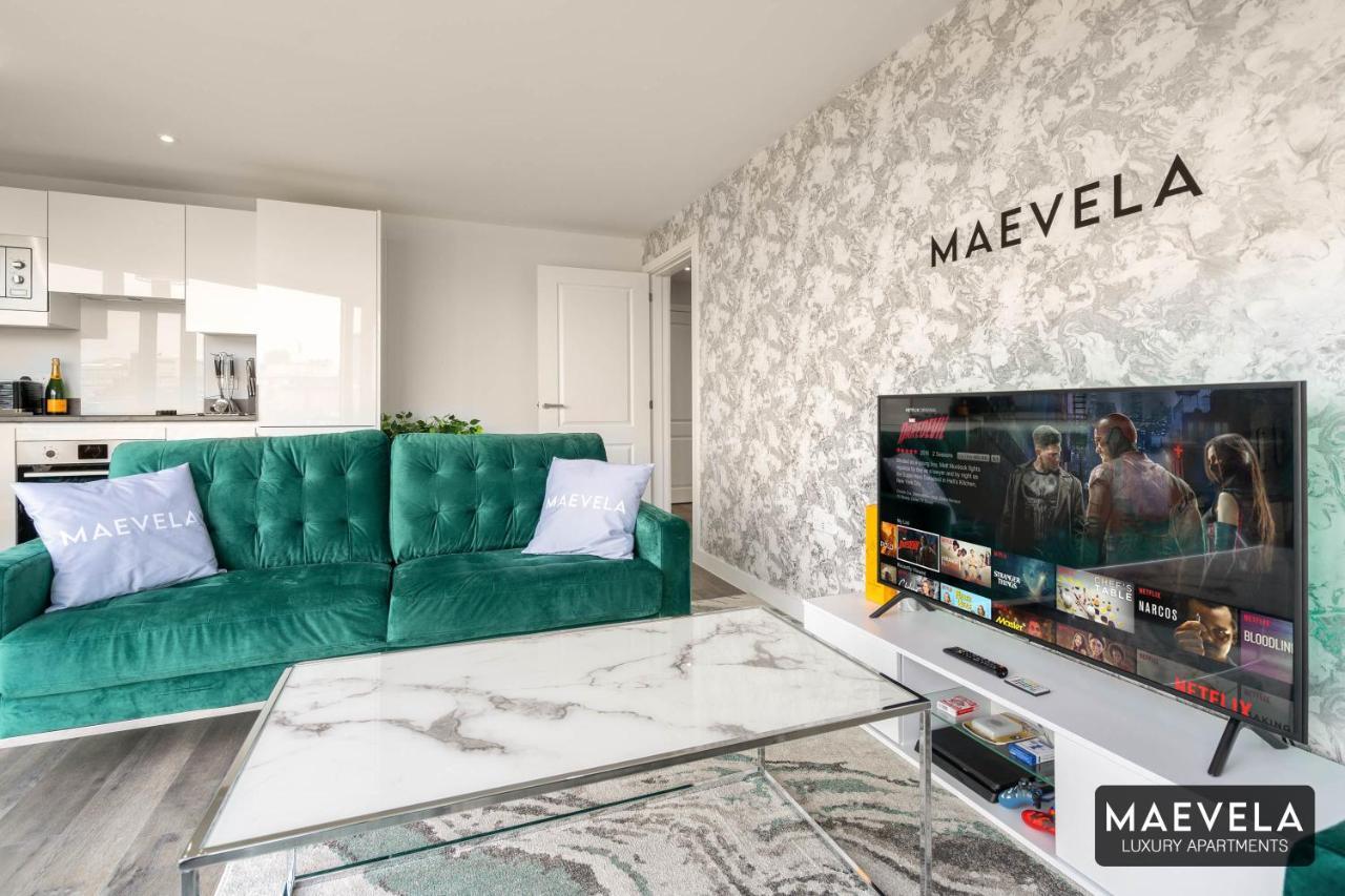 Maevela Apartments - Luxury Top Floor Penthouse - With Parking - 2 Bedroom New Build Apartment ✪ City Centre, Digbeth ✓ With Huge Patio Sliding Doors - City View - Rooftop Terrace - Ps4 & Smart Tv'S Birmingham Exterior photo