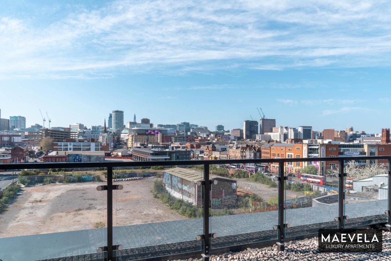 Maevela Apartments - Luxury Top Floor Penthouse - With Parking - 2 Bedroom New Build Apartment ✪ City Centre, Digbeth ✓ With Huge Patio Sliding Doors - City View - Rooftop Terrace - Ps4 & Smart Tv'S Birmingham Exterior photo