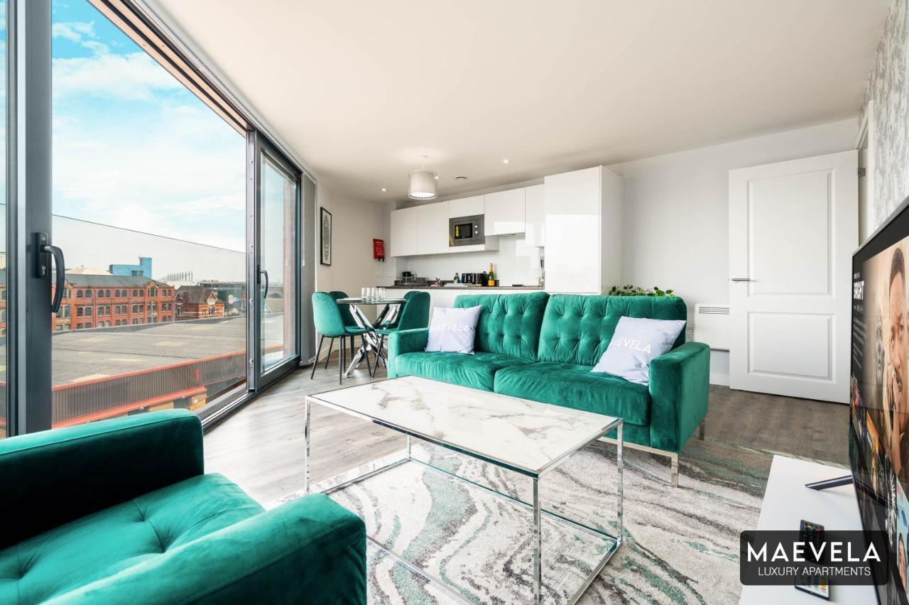 Maevela Apartments - Luxury Top Floor Penthouse - With Parking - 2 Bedroom New Build Apartment ✪ City Centre, Digbeth ✓ With Huge Patio Sliding Doors - City View - Rooftop Terrace - Ps4 & Smart Tv'S Birmingham Exterior photo