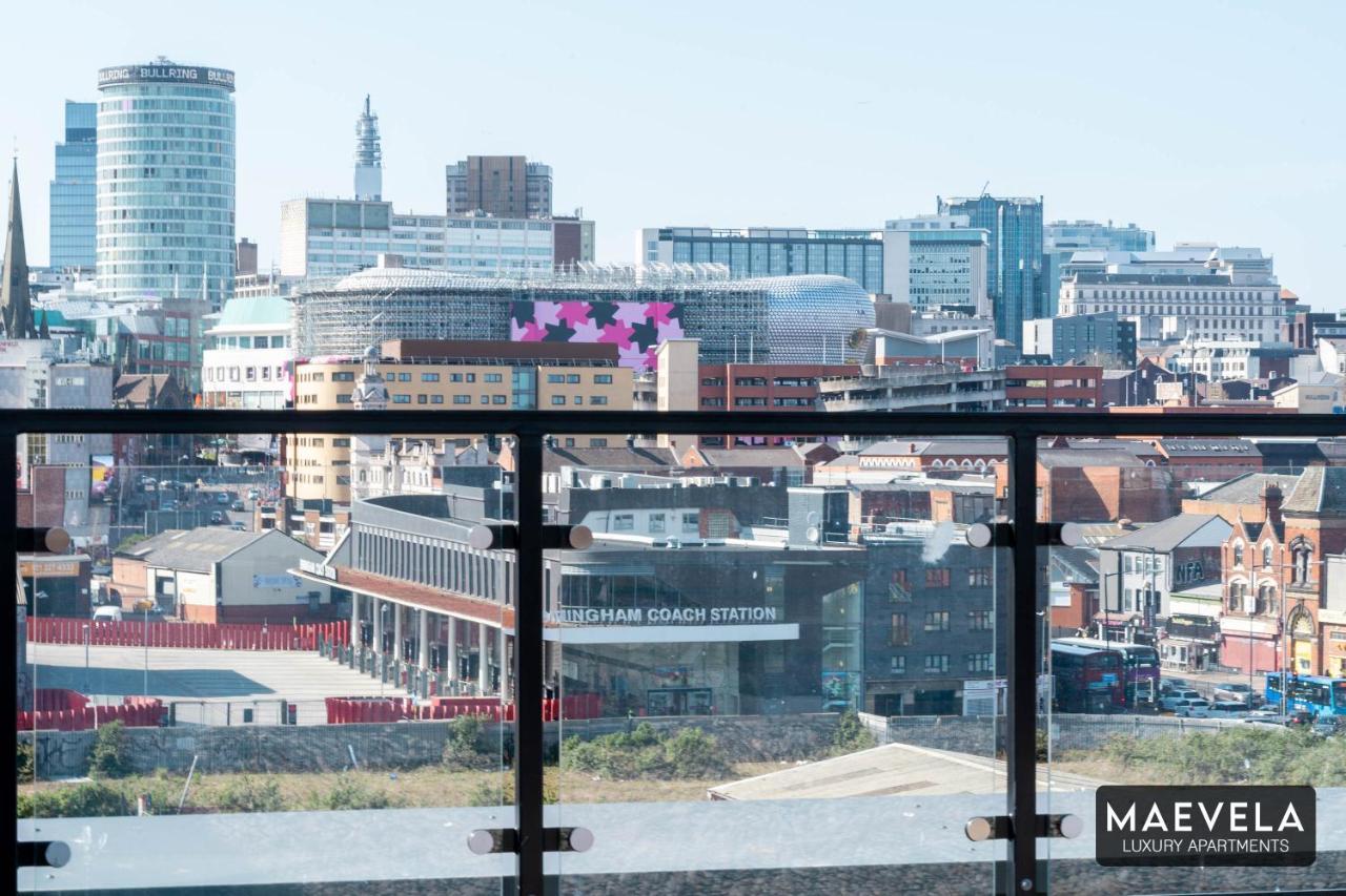 Maevela Apartments - Luxury Top Floor Penthouse - With Parking - 2 Bedroom New Build Apartment ✪ City Centre, Digbeth ✓ With Huge Patio Sliding Doors - City View - Rooftop Terrace - Ps4 & Smart Tv'S Birmingham Exterior photo